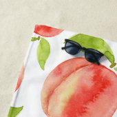 Watercolor Perzik Patroon   Strandlaken (In situ)