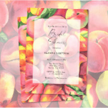 Watercolor Perziken Bruidsdiner