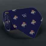Watercolor Piano Monogram Initiaal Middernachtblau Stropdas<br><div class="desc">Ontdek de tijdloze elegantie van muziek met onze Watercolor Vintage Piano Tie – een meesterwerk ontworpen voor pianisten, piano spelers en muzikanten die genieten van de betoverende wereld van pianotoetsen. Deze stropdas is meer dan een accessoire; het is een visuele symfonie die de elegantie en vintage charme van de piano...</div>