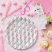 Watercolor Pinch Me Lobster Birthday Papieren Bordje (Feest)