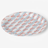 Watercolor Pinch Me Lobster Birthday Papieren Bordje (Gekanteld)