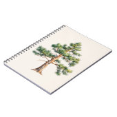 Watercolor Pine Tree Notitieboek (Linkerzijde)