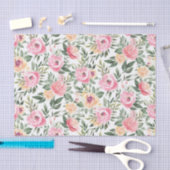 Watercolor Pioen Geschenk Tissuepapier (Craft)