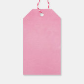 Watercolor Pioenrozen Lente Bruiloft Cadeaulabel (Achterkant)
