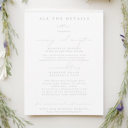 Watercolor Pioenrozen Trouwdetails Enclusekaarten Kaart