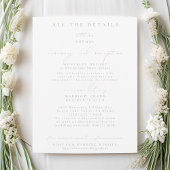 Watercolor Pioenrozen Trouwdetails Enclusekaarten Kaart