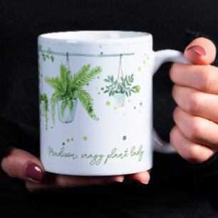Watercolor Plant Dame Botanische Naam Cadeau Koffiemok