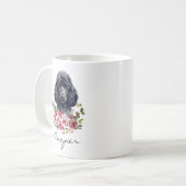 Watercolor Poedel Koffiemok (Voorkant links)