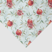 Watercolor Pomegranate Fruit and Leaves  Tissuepapier (Detail)