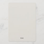 Watercolor Pompoen Herfst Vriendendag Diner Kaart (Achterkant)