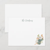 Watercolor Pompoen Notecards (Voorkant / Achterkant)