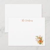 Watercolor Pompoen Notecards (Voorkant / Achterkant)