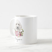 Watercolor Poodle Koffiemok (Voorkant links)