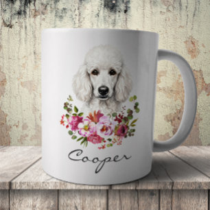 Watercolor Poodle Koffiemok