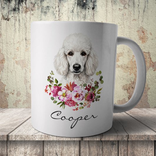 Watercolor Poodle Koffiemok