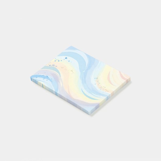 Watercolor Post-It Notities Post-it® Notes (Schuin)