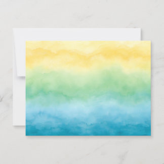 watercolor postcard briefkaart