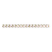 Watercolor Preppy Leopard Christmas Tree Grosgrain Lint (Voorkant)