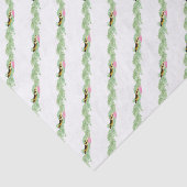 Watercolor Preppy Leopard Garland Christmas Tissuepapier (Detail)