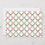 Watercolor Preppy Leopard Monogram Crest Photo Feestdagenkaart (Achterkant)