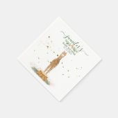 Watercolor Print Alpaca Baby Servet (Hoek)