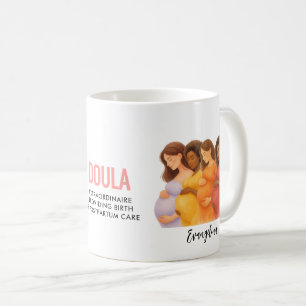 Watercolor Professionele Geboorte Postpartum Doula Koffiemok
