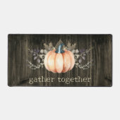 Watercolor Pumpkin Bureaumat (Voorkant)