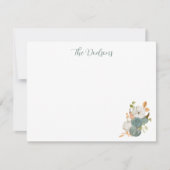 Watercolor Pumpkin Notecards (Voorkant)
