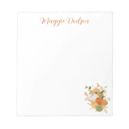 Watercolor Pumpkin Notepad Notitieblok