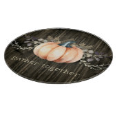 Watercolor Pumpkin Snijplank (Hoek)