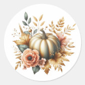 Watercolor pumpkin Sticker (Voorkant)