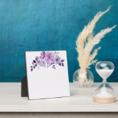 Watercolor purple flower bouquet  fotoplaat (Insitu)