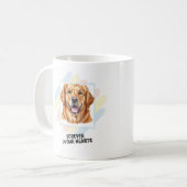 Watercolor Rainbow Bridge Pet Memorial Photo Mug Koffiemok (Voorkant links)
