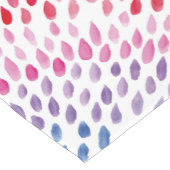 Watercolor Rainbow Korte Tafelloper (Hoek)