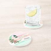 Watercolor Ramadan – Crescent Moon  Zandsteen Onderzetter (Zijkant)