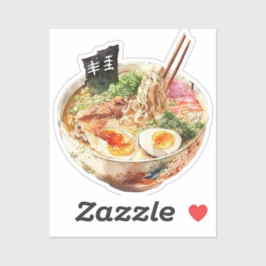 Watercolor Ramen Delights Sticker (Vel)