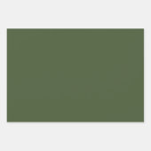 Watercolor Red Green Ornaments Candy Christmas  Inpakpapier Vel (Voorkant 2)