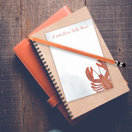Watercolor Red Lobster Personalized  Post-it® Notes