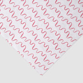 Watercolor Red Ribbons Tissuepapier (Detail)