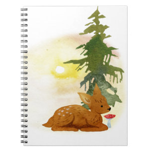 Watercolor Ree Notitieboek