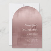 Watercolor Reflections Kaneelroze Boog ID774 Kaart (Voorkant)