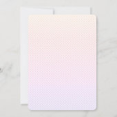 Watercolor Regenboog Aardbei Baby Shower   Kaart (Achterkant)