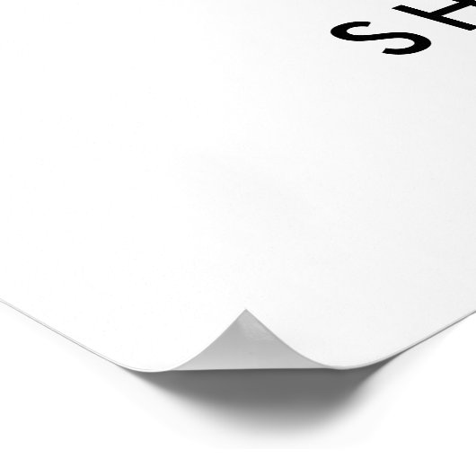 Watercolor Regenboog Baby Shower Welkomstbord Poster (Hoek)