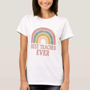 Watercolor Regenboog Leraren Shirt