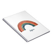 Watercolor Regenboog Notitieboek (Rechterzijde)