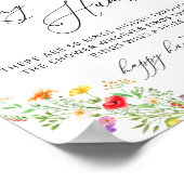 Watercolor ring jacht bruidsshower spelbord poster (Hoek)