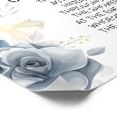 Watercolor Ring Ring bruiloftsshowerspelbord Poster (Hoek)