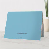 Watercolor River Horsewoman Forest Light Kaart (Achterkant)