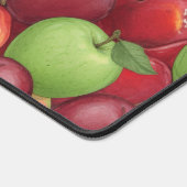 Watercolor Rode en Groene Appeloogst Bureaumat (Hoek)