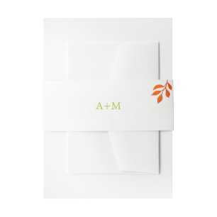 Watercolor roestige bladeren en bessen vallen brui uitnodigingen wikkel